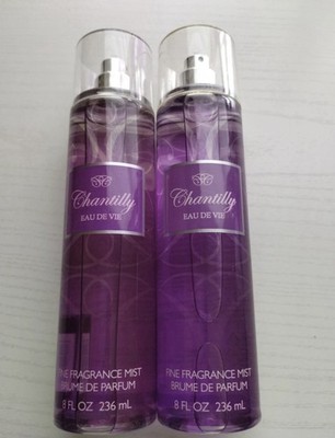 Chantilly by Dana Eau De Vie Fine Fragrance Mist 8 Fl. oz (LOT OF 2)