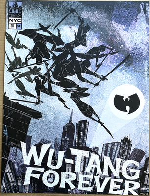 OFFICIAL WU-TANG CLAN POSTER POP-UP NYC MSG 2025 S/N #/155 SIGNED