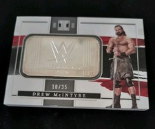 2022 Panini Impeccable WWE Silver Bar DREW McINTYRE 10/35