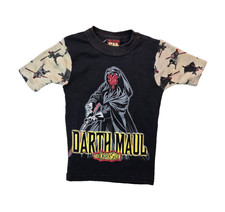 Star Wars Vintage Darth Maul Black T Shirt Boys Youth Size 5