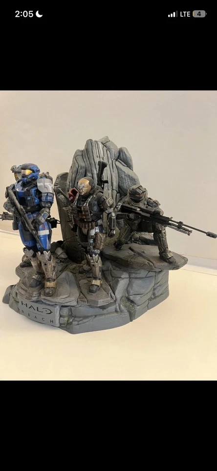 Estatua Equipo Halo Reach Noble COMPLETA Edición Legendaria 2010 Microsoft McFarlane Foto 4 de 4