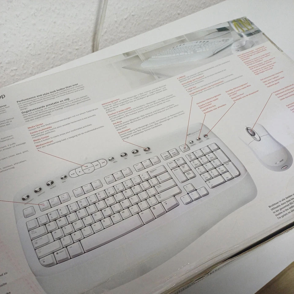 Microsoft Wireless Optical Desktop special Editon – OVP – Vintage – Sammler! - Bild 3 von 4