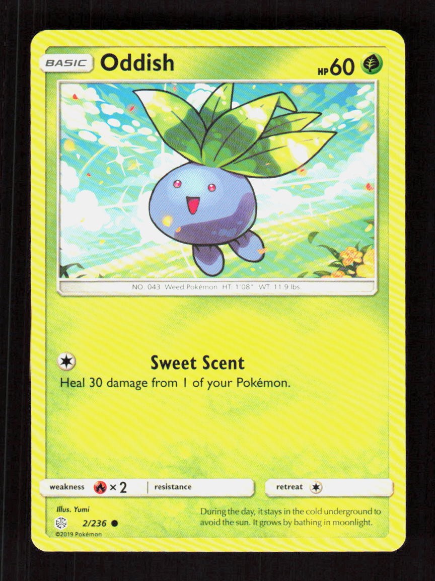 Oddish 2/236 SM - Cosmic Eclipse Common NM