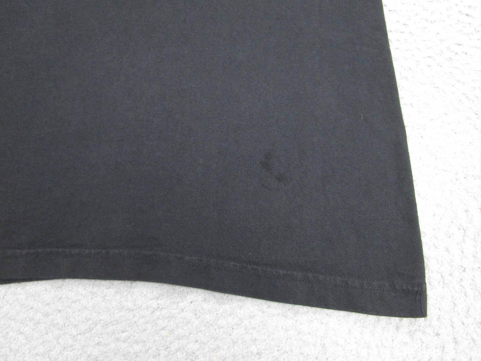 Los Angeles Apparel Shirt Mens Extra Large Black 6.5 Ounce Garment Dyed Made USA