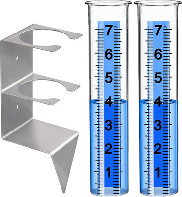 Rain Gauge,Rain Gauges Outdoors Best Rated with Stainless Steel Mounting Rack Ho