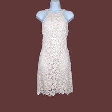 Lulus Womens Love Poem Sleeveless Blush Pink Lace Mini Dress Size S NWT