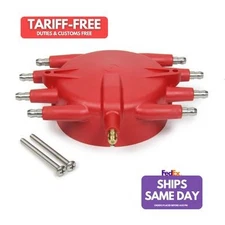 Msd Ignition 8541, One Red Plastic Distributor Cap High Performance & Racing Par