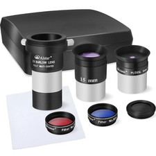 Alstar 8 Piece Eyepiece  Filter Accessory Kit - Fully-Coated Eyepieces, 2X B...