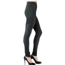 Helmut Lang Gray Seamed Soft Leggings diagonal seaming and paneling Size P