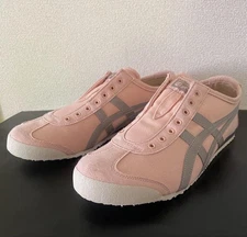 Men 10.0US Onitsuka Tiger Mexico 66 Slip-On Salmon Pink Grey
