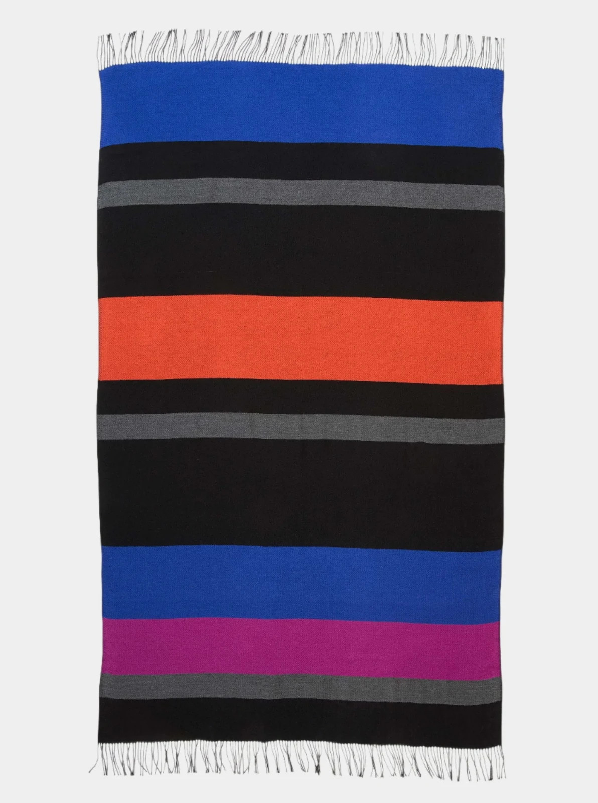 ROBERT GRAHAM Alpaca Wool Striped Scarf Blanket NWT $298 FREE SHIPPING!