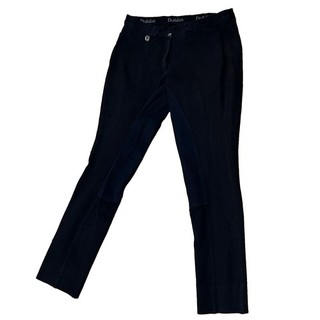 Dublin Womens Jodphurs Horse Riding Pants Size 16 Black Cotton Equestrian