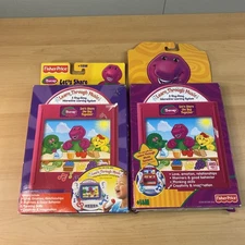 2 Fisher Price Learn Through Music Cartridges Barney Lets Share the Day Together