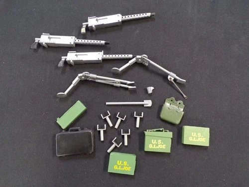 M1919 MACHINE GUN & TRIPOD VINTAGE 1960'S GI JOE 12" FIGURE HASBRO ACCESSORIES
