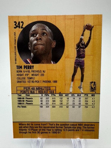 🔥 1991-92 Fleer Basketball #s S-1 + 1-269 +Rookies - Tony's Pizza 🔥 RARE - Picture 107 of 125