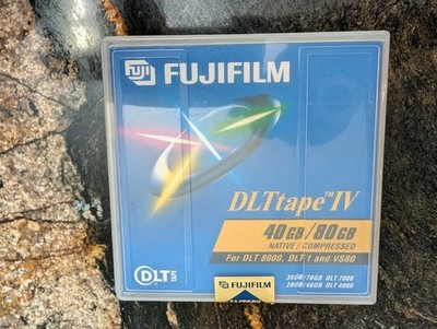 Lot of 3 FUJI FILM DLT TAPE IV DLT 40GB/80GB Factory Sealed 