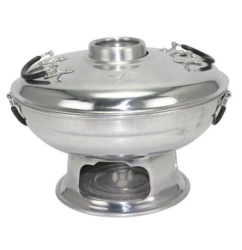 Tom Yum Soup Hot Pot Boil Bowl Utensil Party Thai Cookware Aluminium 22 cm - Picture 12 of 12