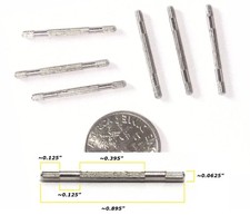 6pc BTO HO Slot Car AURORA AW ThunderJet T-Jet SHORT REAR Axle with SPLINE 8315