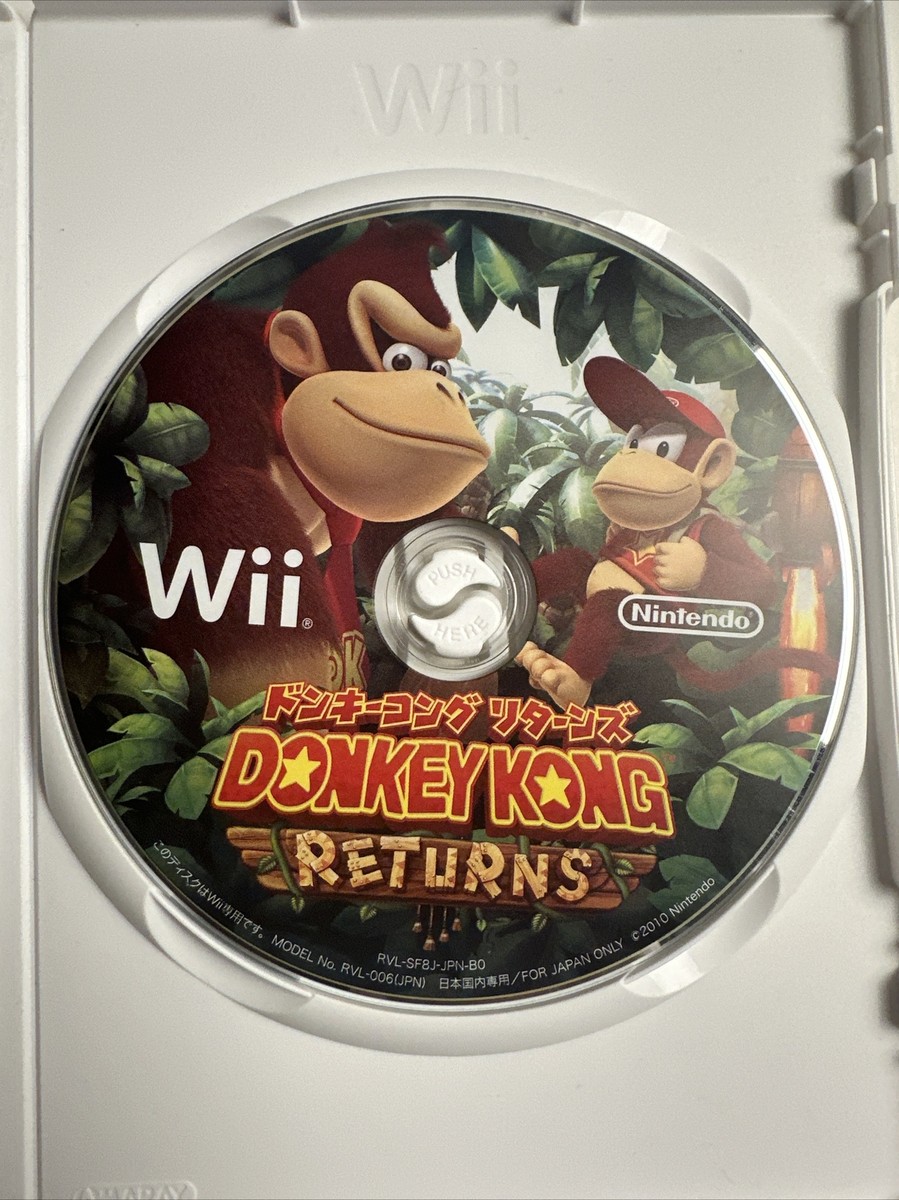 Japanese Donkey Kong Returns Nintendo Wii Japan Import No