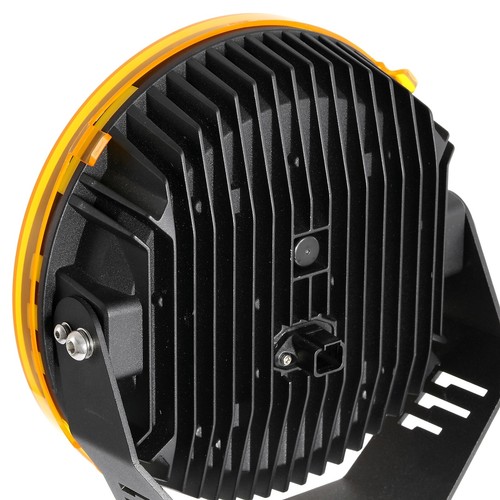 AUXBEAM 9INCH LED Driving Lights Round Pods Light Cover Amber Cover Light Shield - Foto 10 di 12