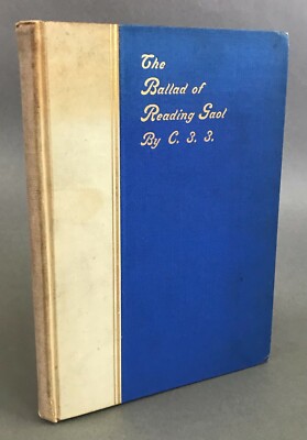 The Ballad of Reading Gaol 1899年版 Wilde] 1st US Edition C.3.3. The Ballad of Reading Gaol B.R.