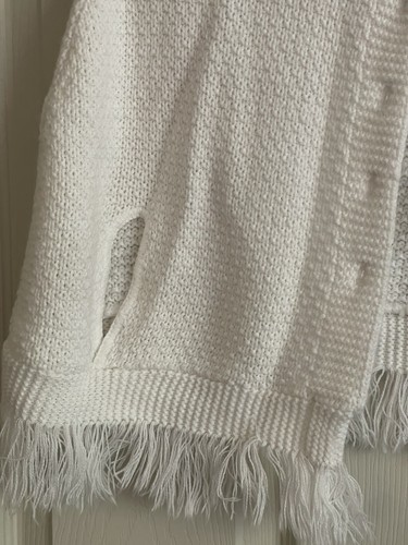 Julius Berger girls White Shaw Sweater Toddler Size 2T-4T Crochet Lace - Picture 2 of 6