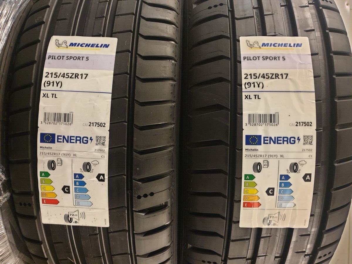 215/45 R17、MICHELIN PILOT SPORT 5、2023年 PILOT 2025年製 ミシュラン Pilot Sport 5 パイロットスポーツ5