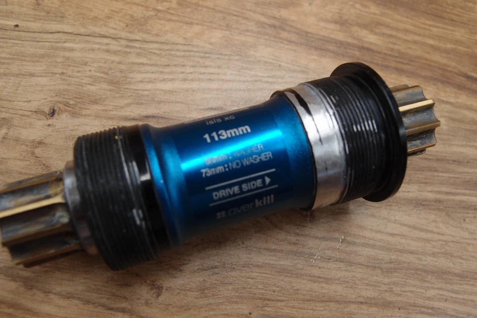 MTB bottom bracket Crankbrothers Overkill Cobalt Titanium BSA 113 mm - Image 4 of 4
