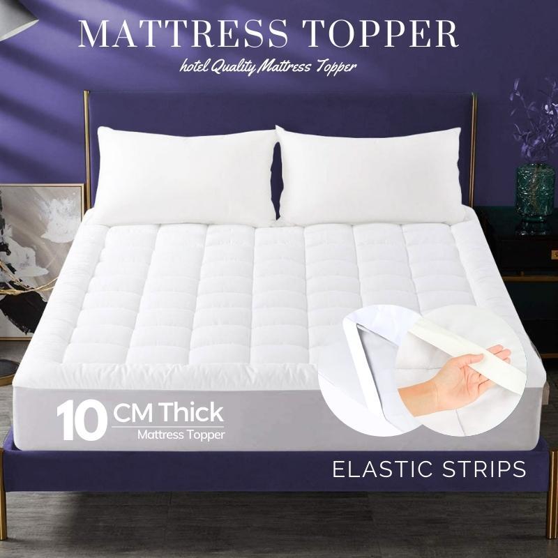 HOTEL QUALITY MATTRESS TOPPER 10cm Deep Thick Single Double King Super