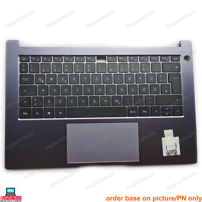 HUAWEI Magicbook 14 NbB-WAH9P gray backlit German DE keyboard palmrest