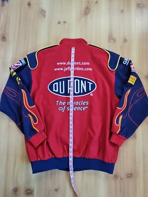 Chase Authentics Drivers Line Jeff Gordon Snap Button Jacket Size