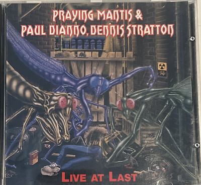 Praying Mantis Paul Di'Anno Dennis Stratton   Live At Last 1991 CD Grand Slamm 