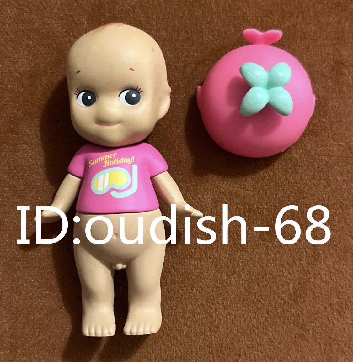 Pink Whale Hat - Authentic Sonny Angel Summer Series Mini