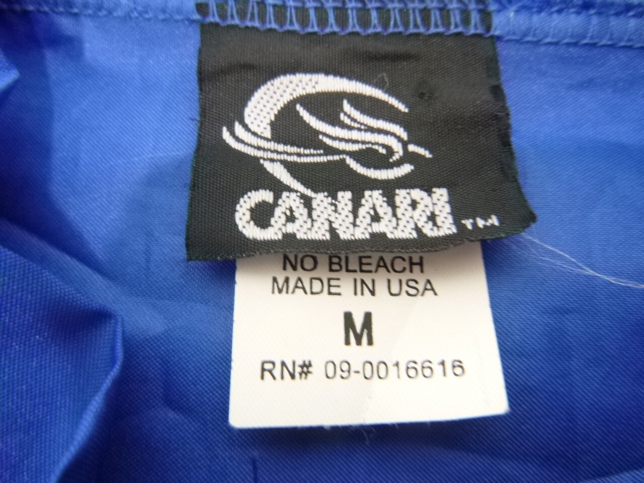 Canari-Full Zip-Lightweight Cycling Jacket-Windbreaker-Blue-Mens Adult Medium