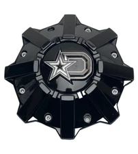 Dropstars Gloss Black Wheel Center Cap 6056B212 S1209-08 6056K84-DS S1105-06-83