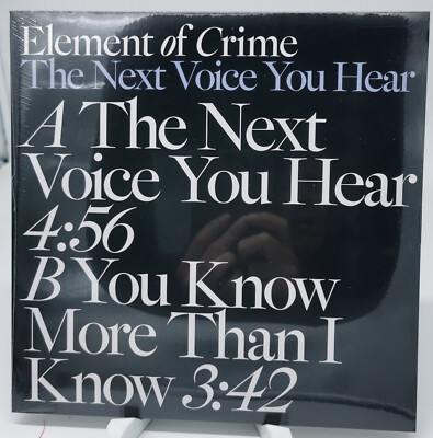 Element Of Crime The Next Voice You Hear Ltd. 10'' Single Vinyl LP Neu