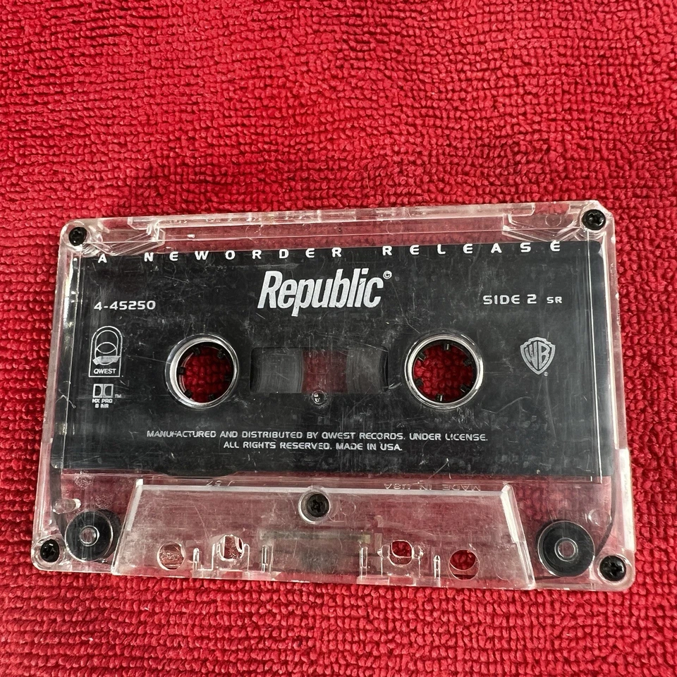 🔥 RARE NEW ORDER Republic (Cassette Tape, 1993 Quest Records)   CLEAN! - Image 4 of 4