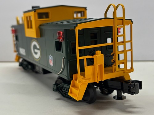 MTH Railking NFL Green Bay Packers Extended Vision Caboose 30-4130C. New! - Picture 5 of 11