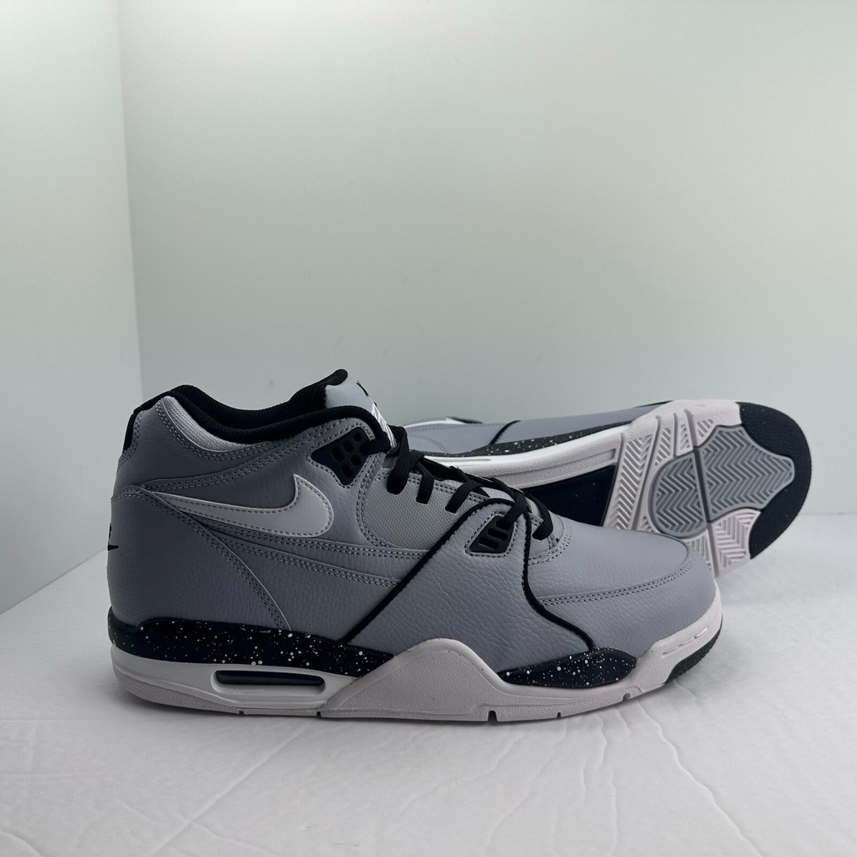Nike Air Flight 89 306252-027 Men's Wolf Gray/White/Black
