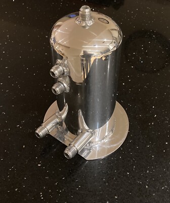 Doppel-Doppelpumpe Kraftstoffwirbeltopf 2,5 L Schwalltank Legierung für Bosch 044 - UK VERKÄUFER