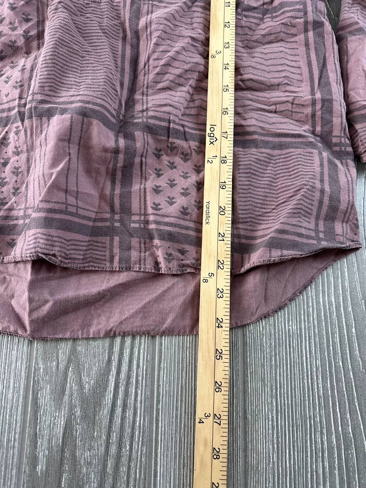 prana 3/4 sleeves buttons shirt