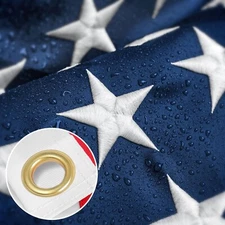 3x5 American Flag Made In USA High Wind Heavy Duty US Flags for Outdoor Durable