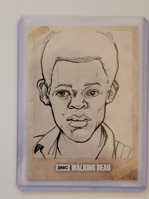 2017 Topps Walking Dead Evolution Cathy Razim Sketch Autograph 1/1