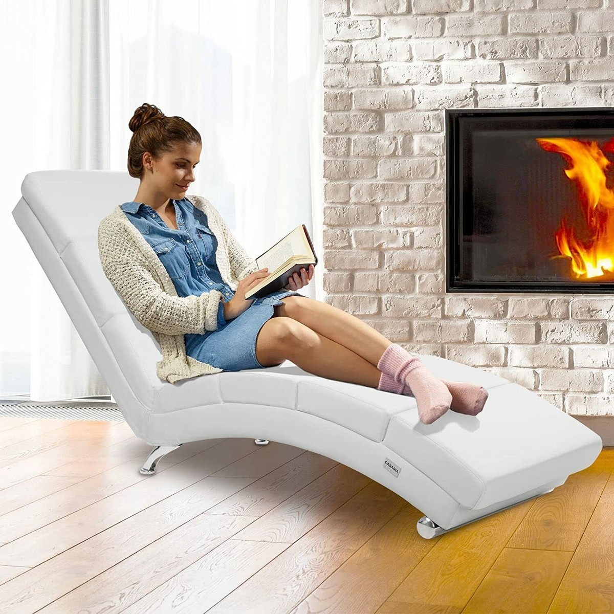 Sedia A Dondolo FACSER Sdraio Da Giardino ,Chaise Longue