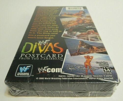 Divas Postcard from the Caribbean VHS video tape SEALED wrestling WWE WWF raw - Foto 4 di 11