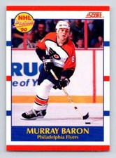 1990-91 Score Canadian Hockey #399 Murray Baron NHL  Flyers