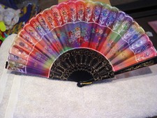 FAN  SMALL HAND TYPE FAN  WITH FLOWERS FLOWER A4