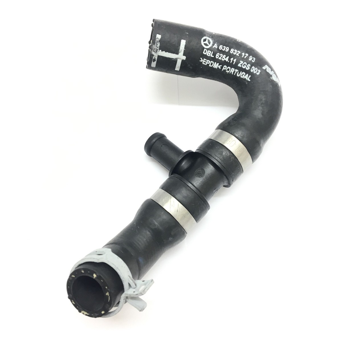New Genuine Mercedes Benz Vito 639 Molded Hose Heating Feed Water 