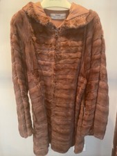 Fendi Brown Wild Mink Jacket With Hood