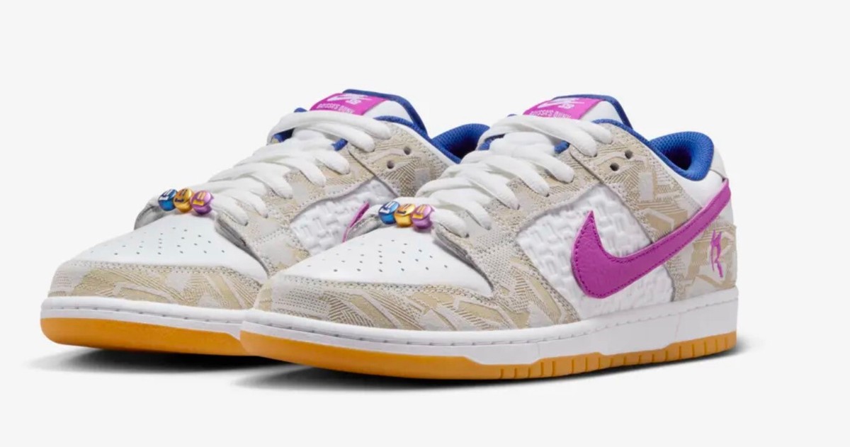 Rayssa Leal × Nike SB Dunk Low PRM Pure Platinum and Vivid FZ5251-001 Rayssa Leal Nike SB Dunk Low PRM Pure Platinum